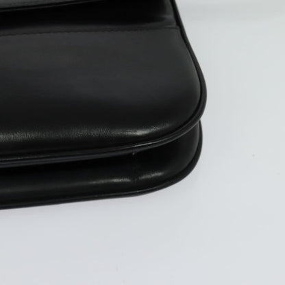 Bally Vintage Shoulder Bag Leather, Black, Leather, Shoulder Bag