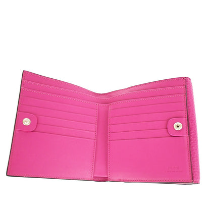 Fendi Peekaboo Wallet Leather, PINK, LEATHER, Wallets