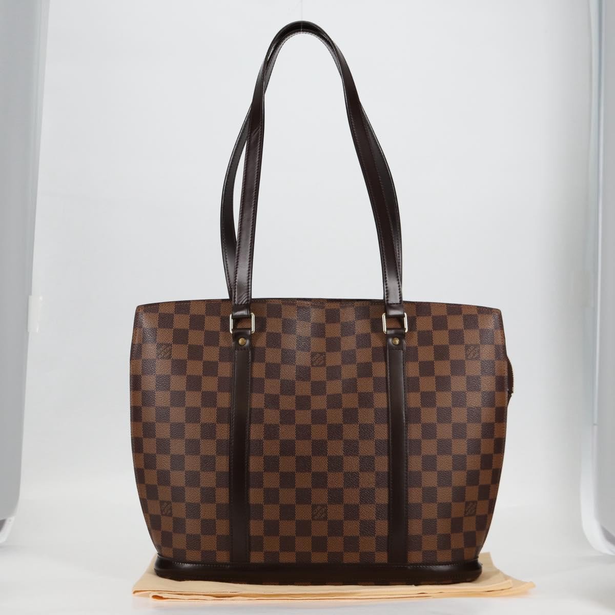 Louis Vuitton Babylone Handbag Damier, BROWN, CANVAS, Shoulder bag