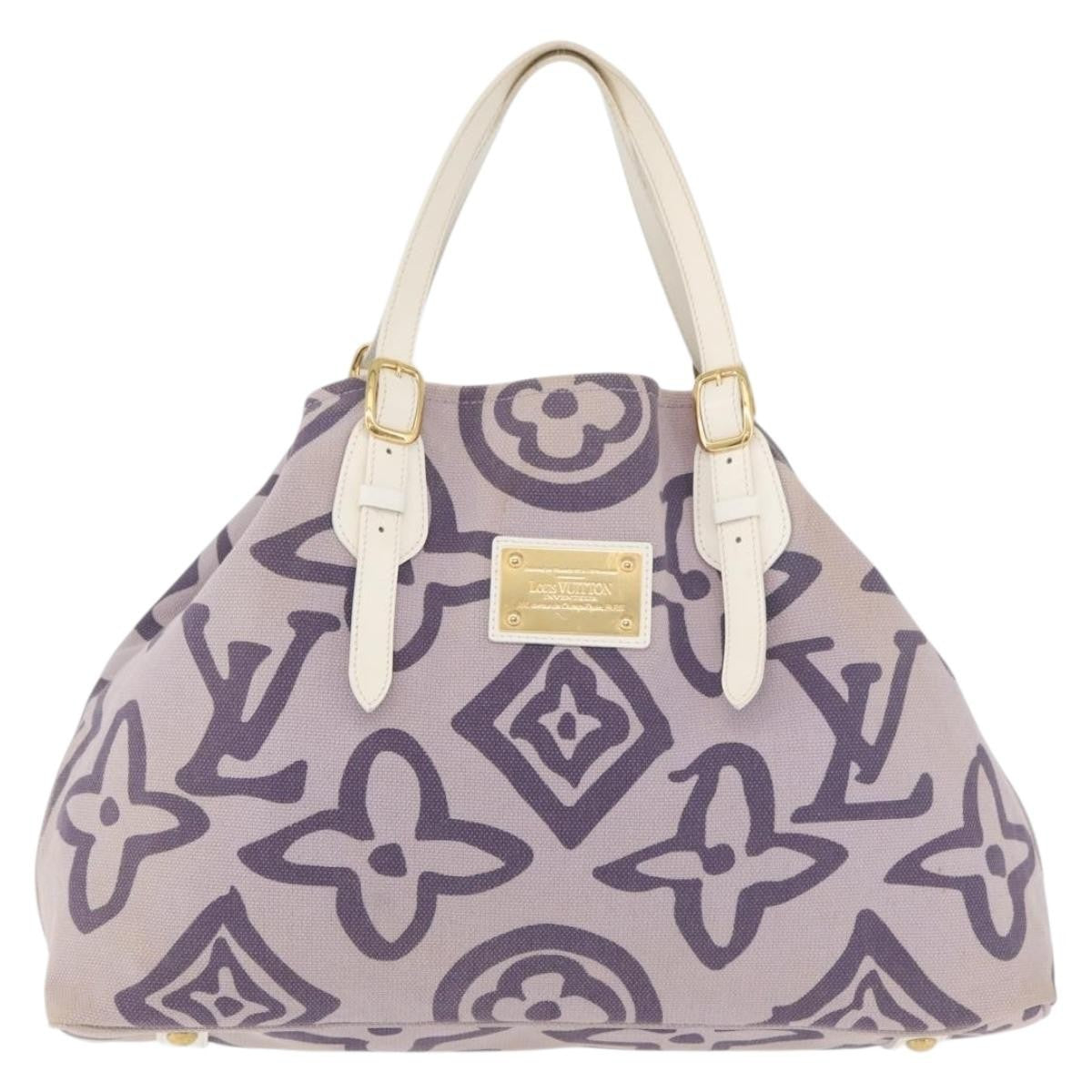 Louis Vuitton Tahitienne Cabas Canvas, Purple, Canvas, Tote Bag