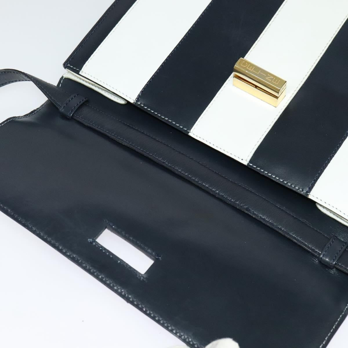 Celine Shoulder Bag Leather, WHITE, LEATHER, Shoulder bag