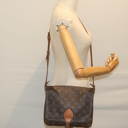 Louis Vuitton Cartouchiere Handbag Monogram Canvas, BROWN, CANVAS, Handbag
