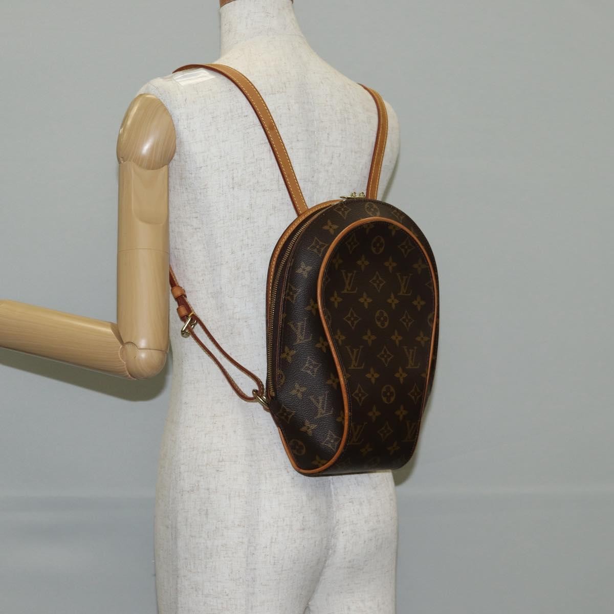 Louis Vuitton Ellipse Backpack Monogram Canvas, BROWN, CANVAS, Backpack