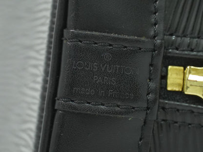 Louis Vuitton Alma Handbag Epi Leather, BLACK, EPI_LEATHER, Handbag