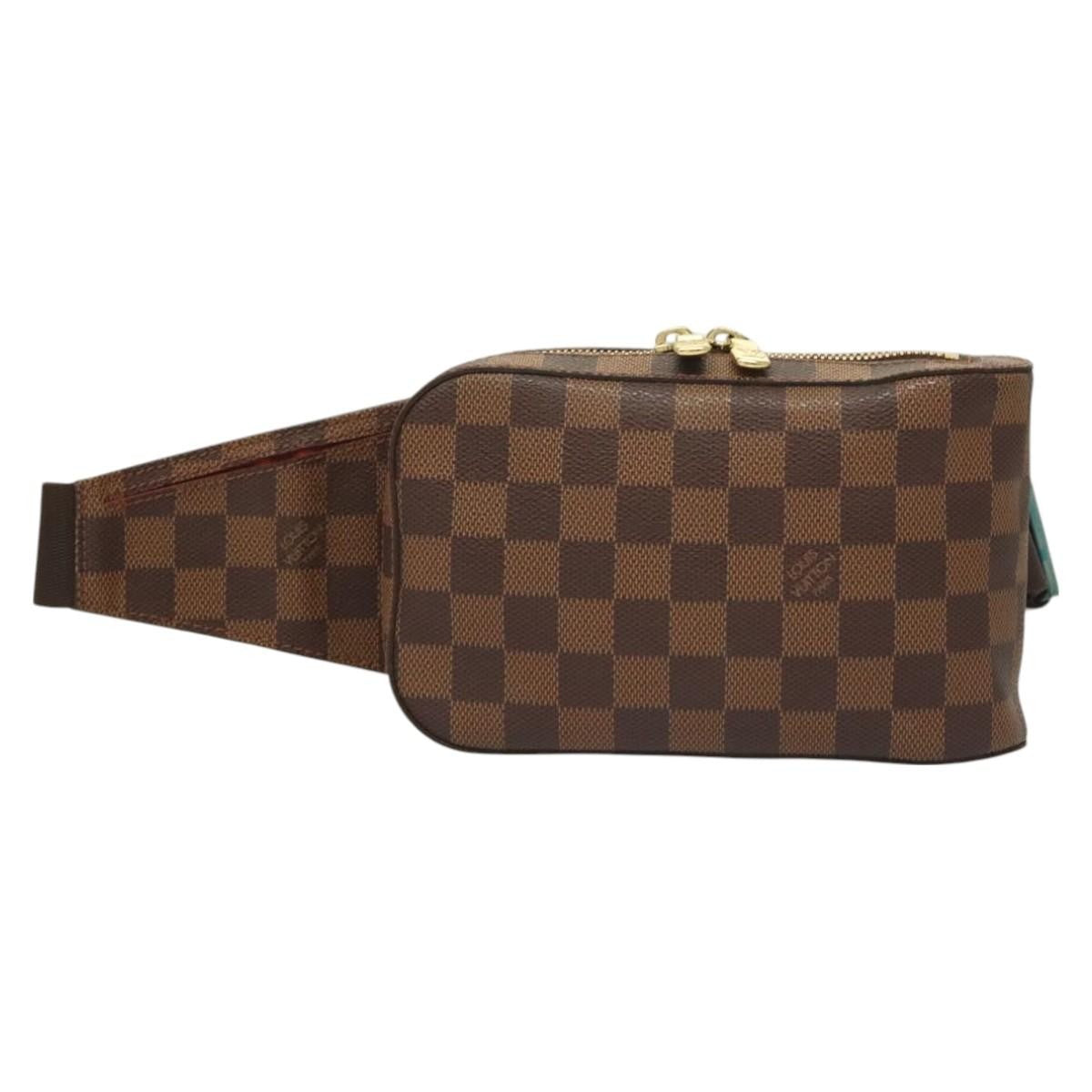 Louis Vuitton Geronimos Waist Bag Damier, BROWN, CANVAS, Shoulder bag