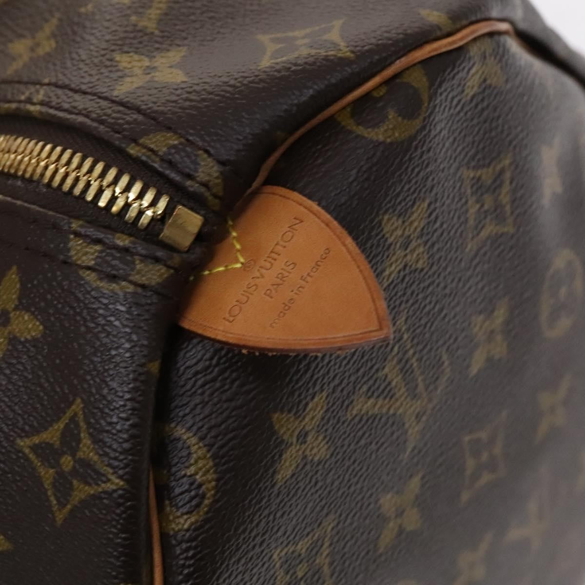 Louis Vuitton Keepall Bag Monogram Canvas, BROWN, CANVAS, Travel bag
