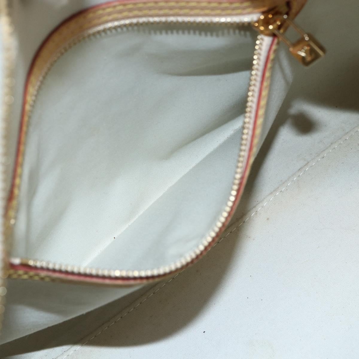 Louis Vuitton Marie Handbag Mini Lin, BLUE, CANVAS, Handbag