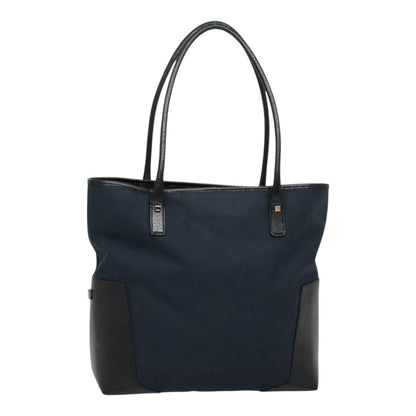 Salvatore Ferragamo Gancini Tote Gancini Canvas, NAVY, CANVAS, Tote bag