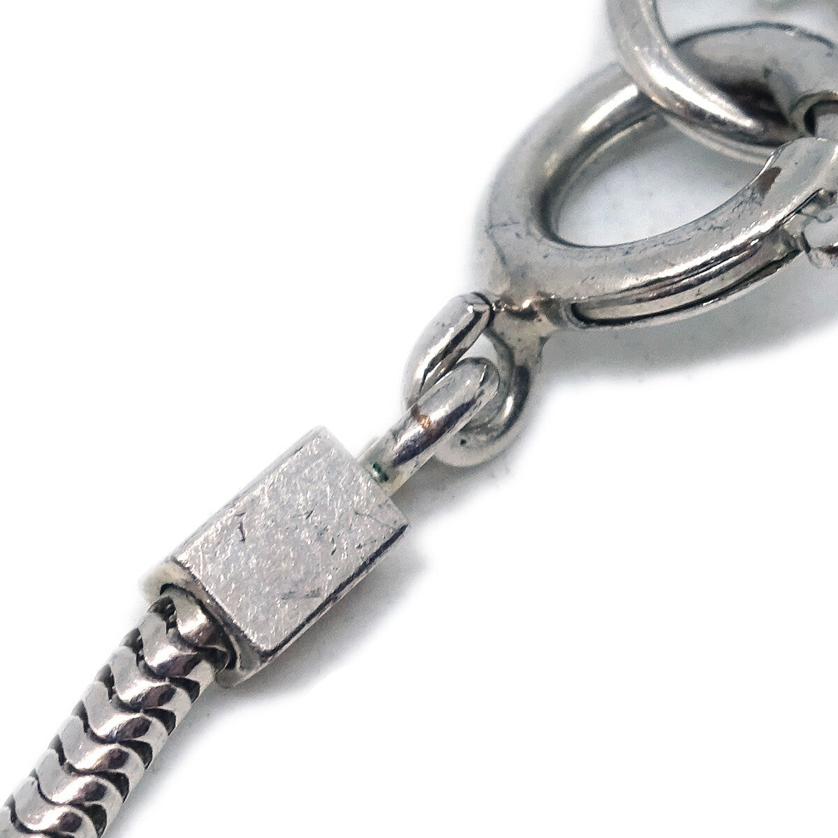 Chanel CC Chain Bracelet Metal with Faux Pearl, SILVER, SILVER_PLATED, Bracelet