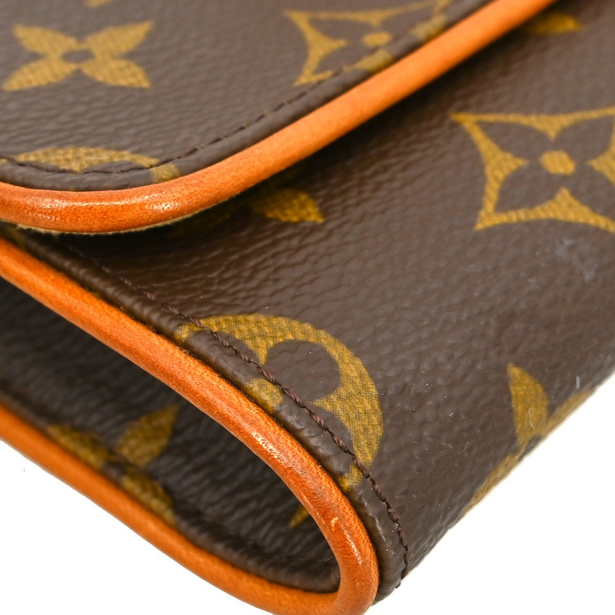 Louis Vuitton Twin Handbag Monogram Canvas, Brown, Canvas, Clutch