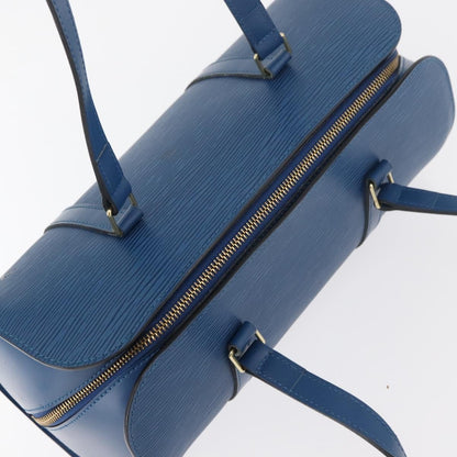 Louis Vuitton Soufflot Handbag Epi Leather, Blue, Leather, Handbag