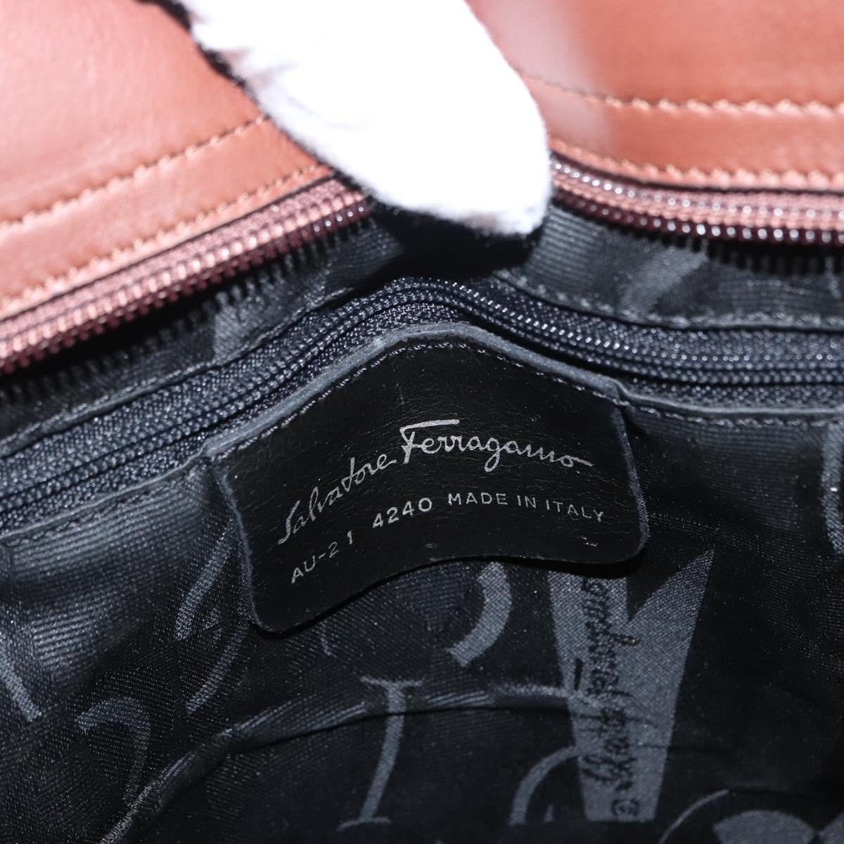 Salvatore Ferragamo Vara Tote Canvas, BROWN, CANVAS, Tote bag