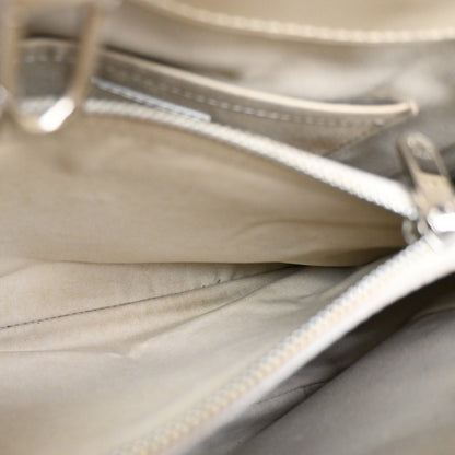 Louis Vuitton Passy Tote Epi Leather, WHITE, LEATHER, Tote bag