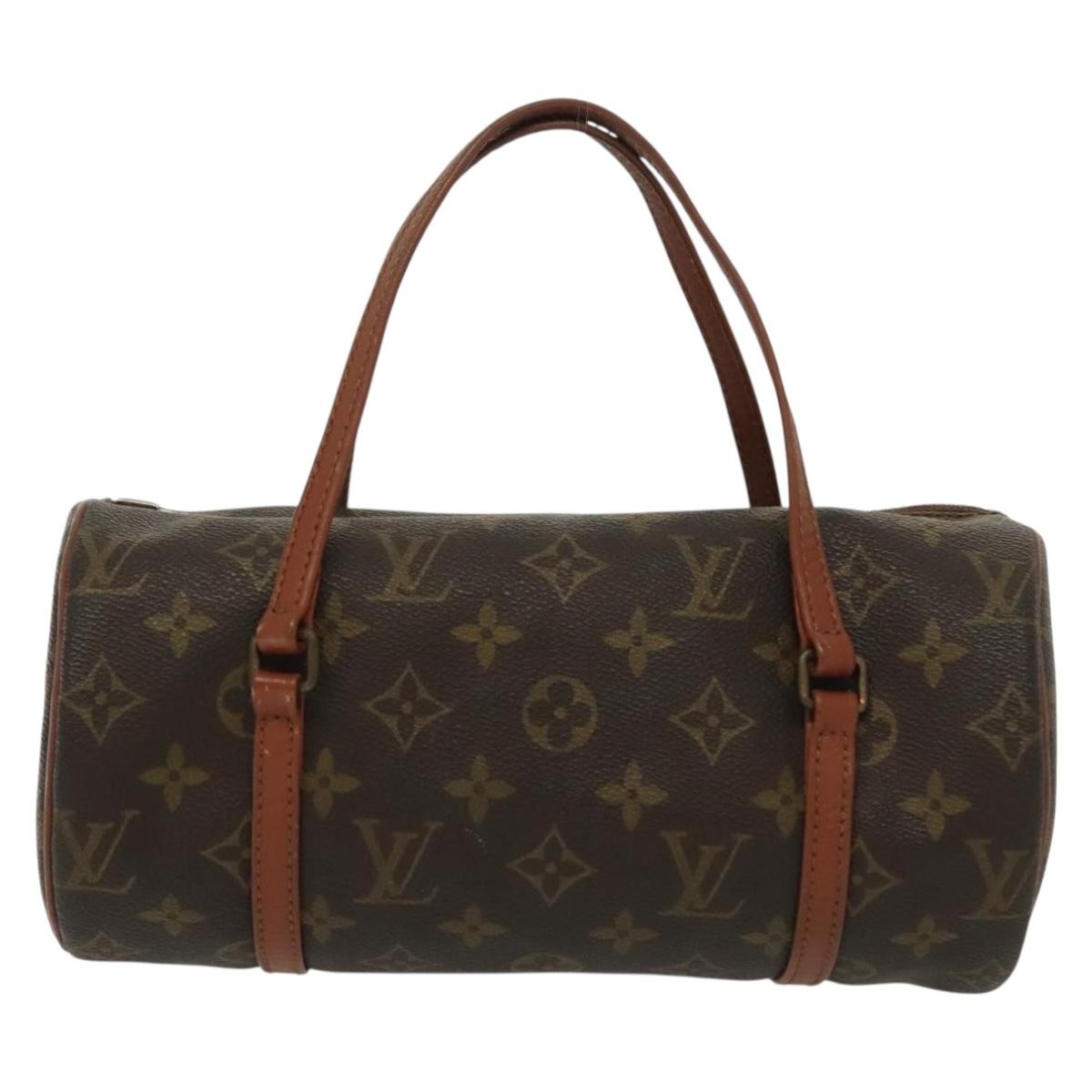 Louis Vuitton Papillon Handbag Monogram Canvas, BROWN, CANVAS, Handbag