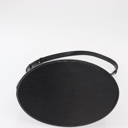 Louis Vuitton Cluny Shoulder Bag Epi Leather, BLACK, LEATHER, Shoulder bag