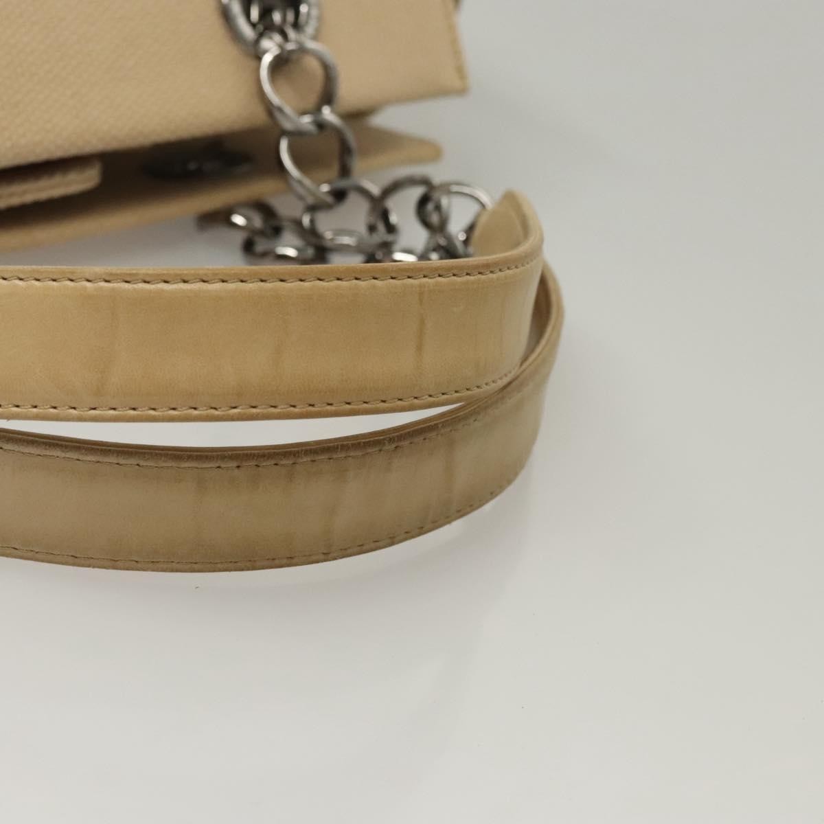Chanel Vintage Chocolate Bar Tote Quilted Canvas, Beige, Canvas, Handbag