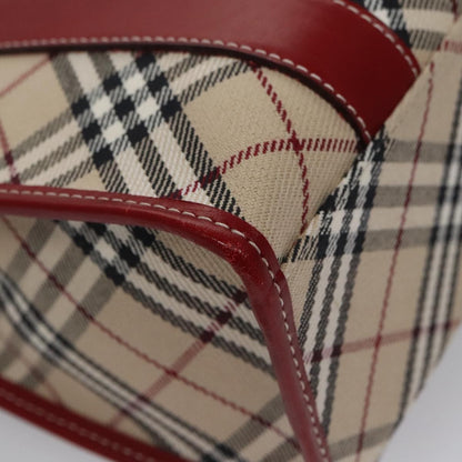 Burberry Nova Check Tote Canvas and Leather, BEIGE, CANVAS, Tote bag