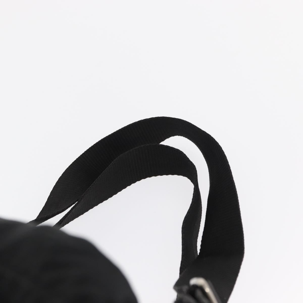 Prada Double Front Pocket Backpack Tessuto, BLACK, NYLON, Backpack