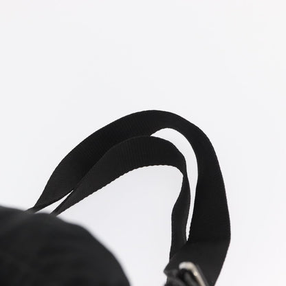 Prada Double Front Pocket Backpack Tessuto, BLACK, NYLON, Backpack