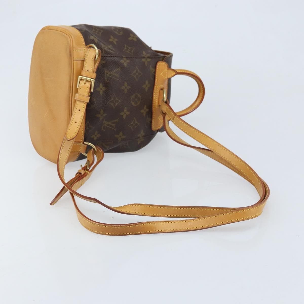 Louis Vuitton Vintage Montsouris Backpack Monogram Canvas, Brown, Canvas, Handbag