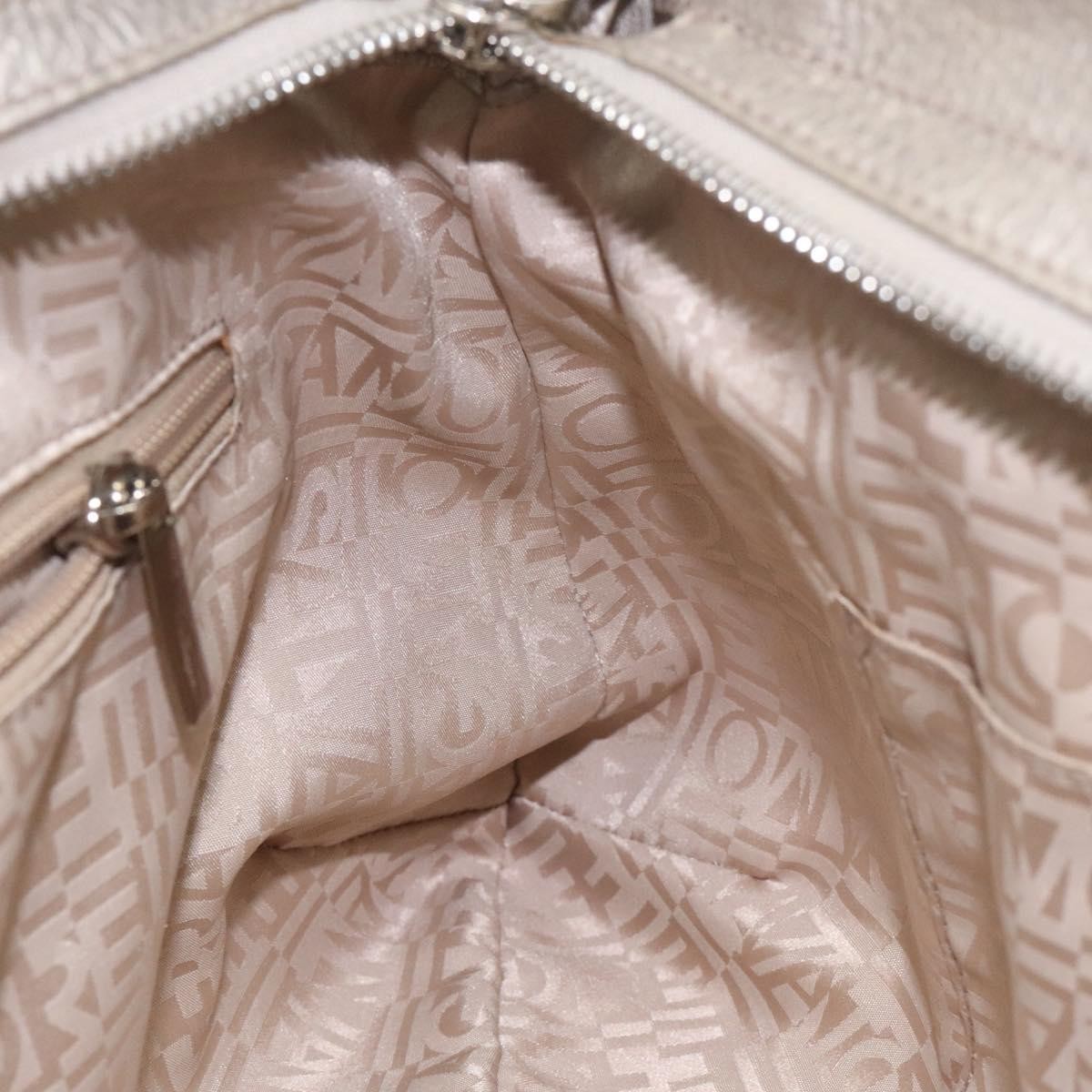 Salvatore Ferragamo Marisa Satchel Leather, SILVER, LEATHER, Shoulder bag