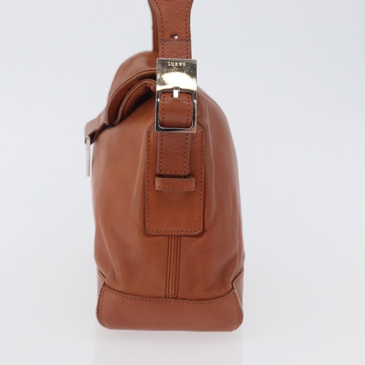 Loewe Vintage Shoulder Bag Leather, BROWN, LEATHER, Shoulder bag