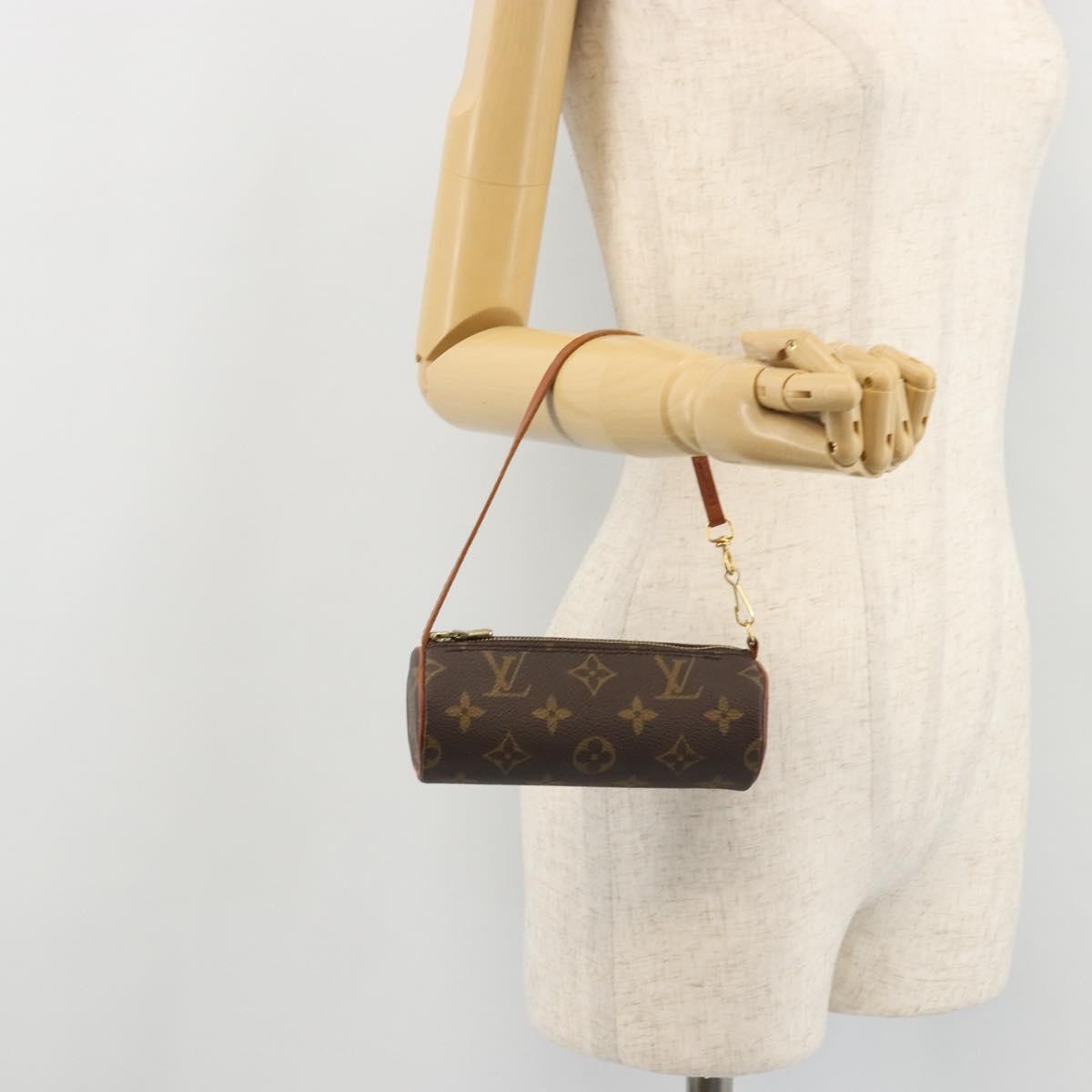 Louis Vuitton Papillon Pochette Monogram Canvas, Brown, Canvas, Clutch