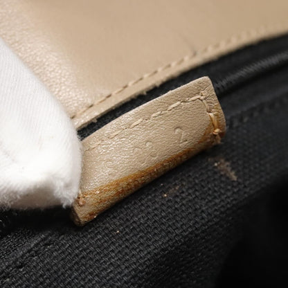 Burberry Horn Toggle Tote Leather, BEIGE, LEATHER, Handbag