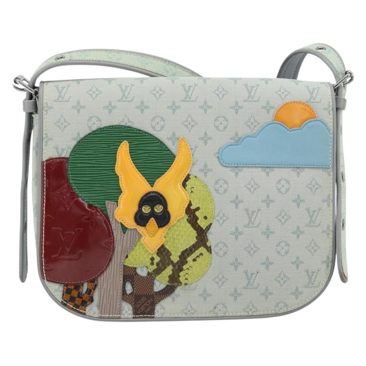 Louis Vuitton Conte de Fees Musette Shoulder Bag Monogram Patchwork, Gray, Canvas, Shoulder Bag