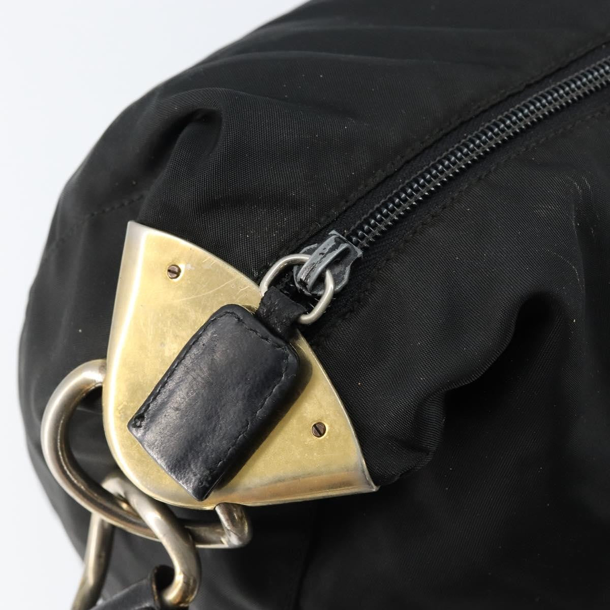 Prada Vintage Shoulder Bag Tessuto, BLACK, NYLON, Shoulder bag