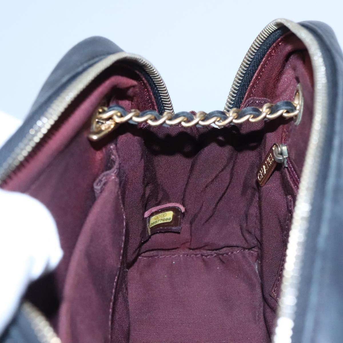 Chanel V Stitch Leather, WHITE, LEATHER, Handbag