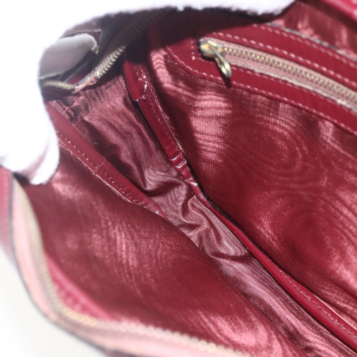 cartier Must de Cartier Shoulder Bag Leather, BURGUNDY, LEATHER, Shoulder bag