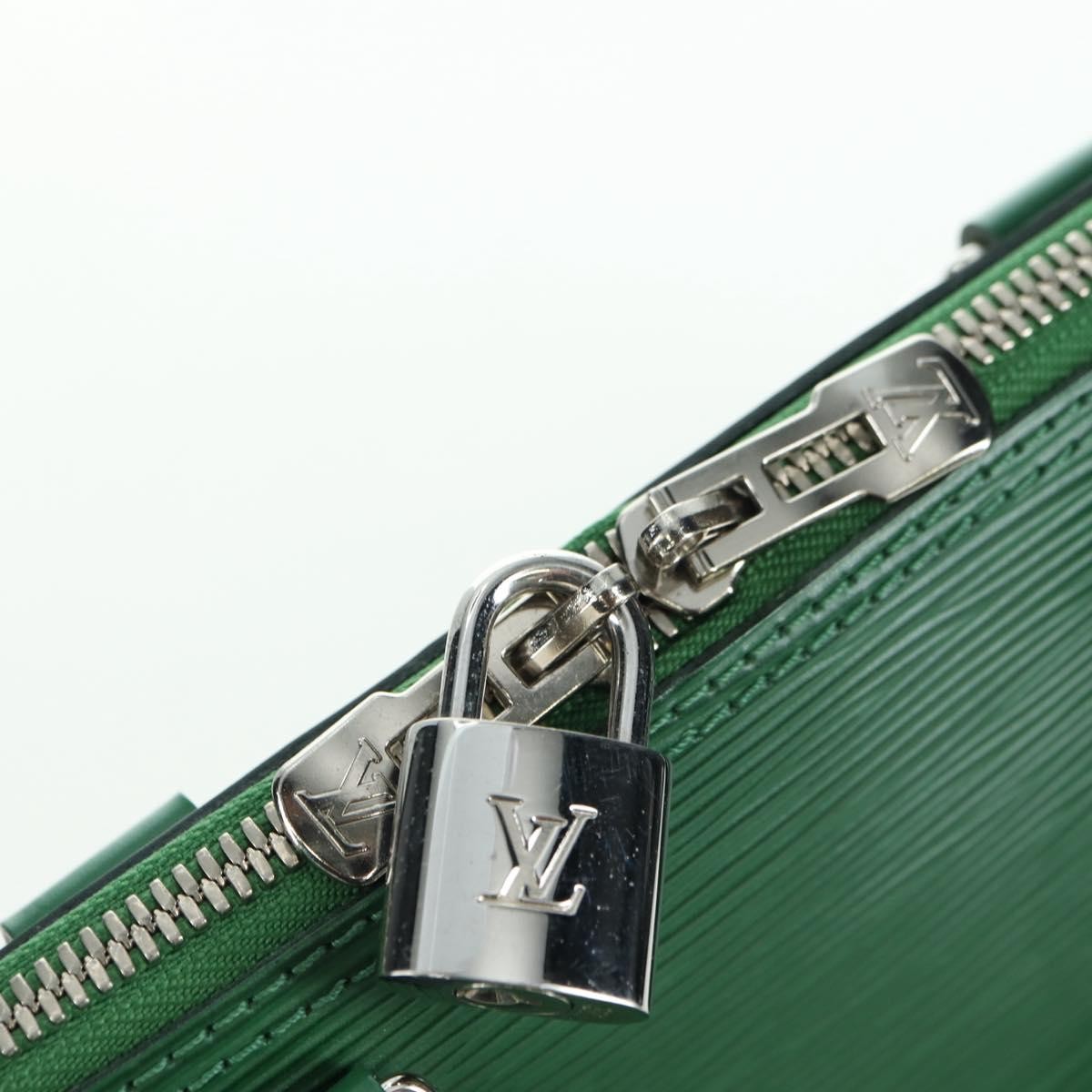 Louis Vuitton Alma Handbag Epi Leather, Green, Leather, Handbag