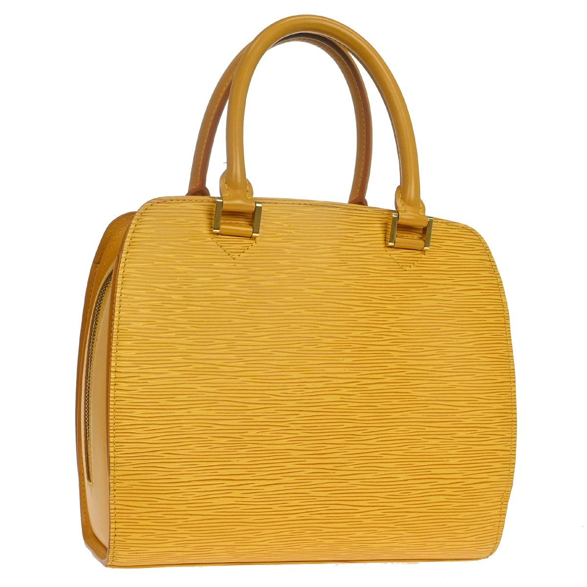 Louis Vuitton Pont Neuf Handbag Epi Leather, Yellow, Leather, Handbag