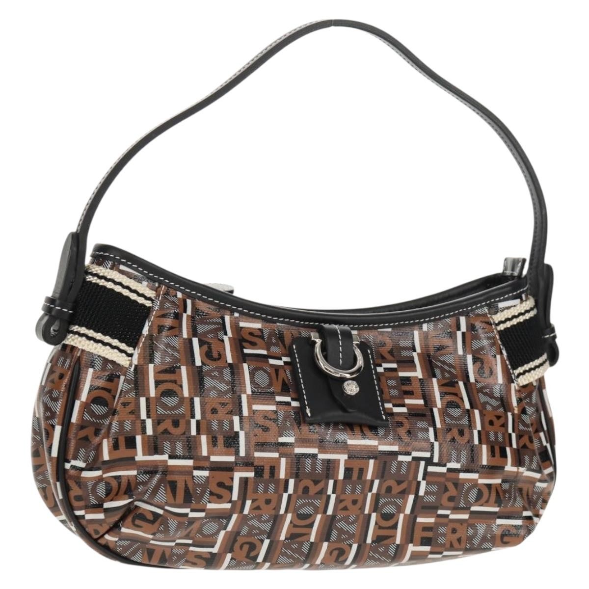 Salvatore Ferragamo Gancini handbag Leather, Multicolour, Leather, Handbag
