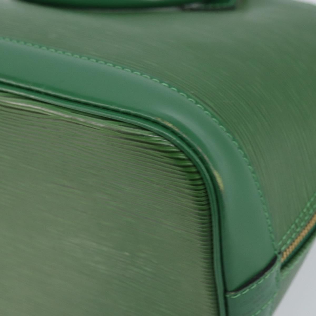 Louis Vuitton Alma Handbag Epi Leather, GREEN, LEATHER, Handbag