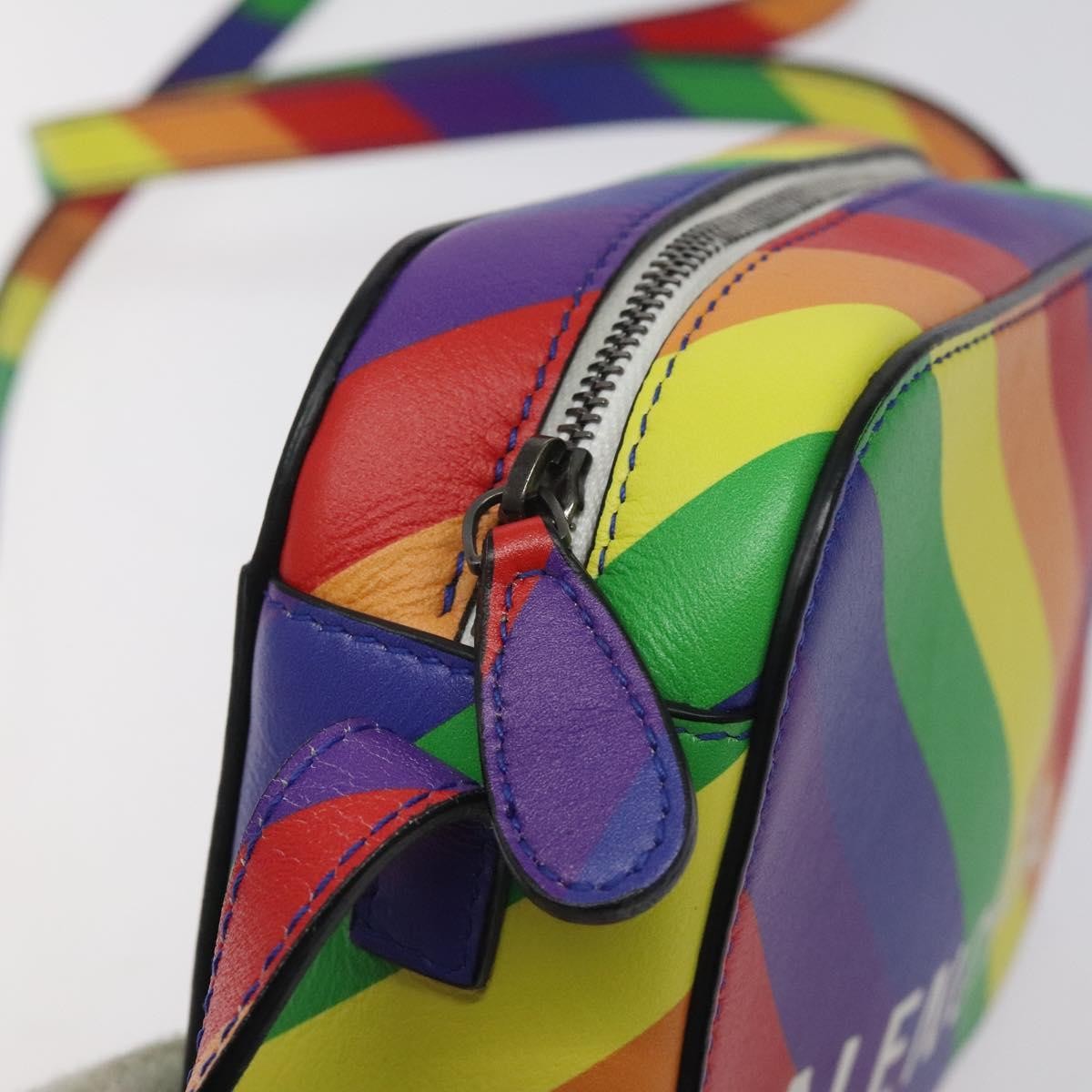 Balenciaga Everyday Camera Bag Printed Leather, MULTICOLOUR, LEATHER, Shoulder bag