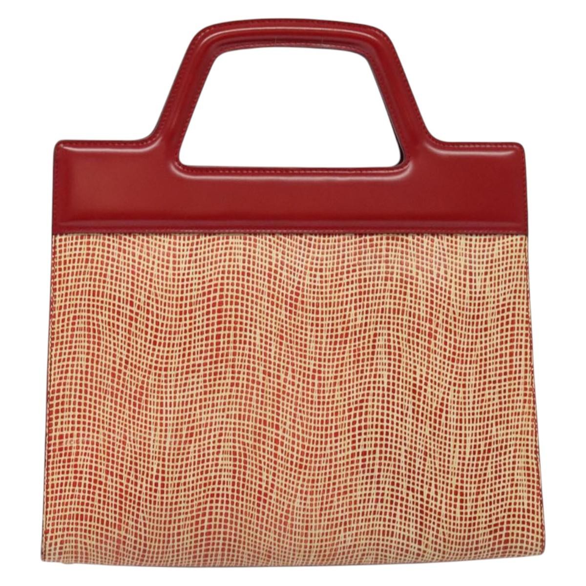 Salvatore Ferragamo Wanda Handbag Leather, RED, LEATHER, Handbag