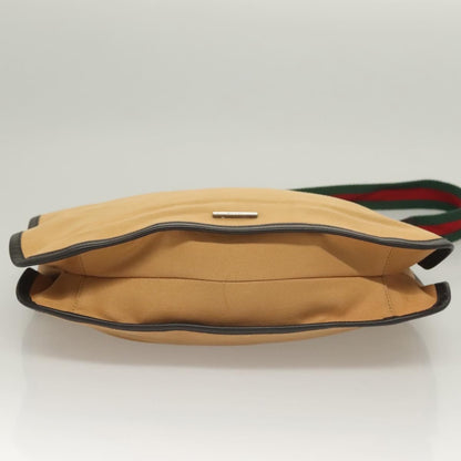 Gucci Sherry line shoulder bag Canvas, BEIGE, CANVAS, Shoulder bag