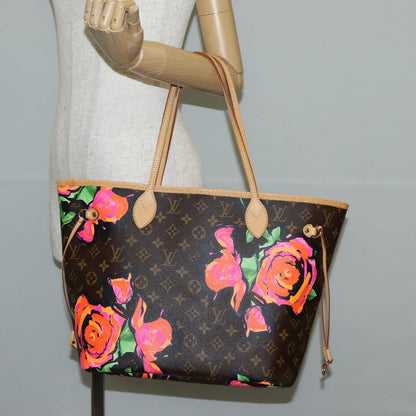 Louis Vuitton Neverfull Tote Limited Edition Monogram Roses, MULTICOLOUR, CANVAS, Tote bag
