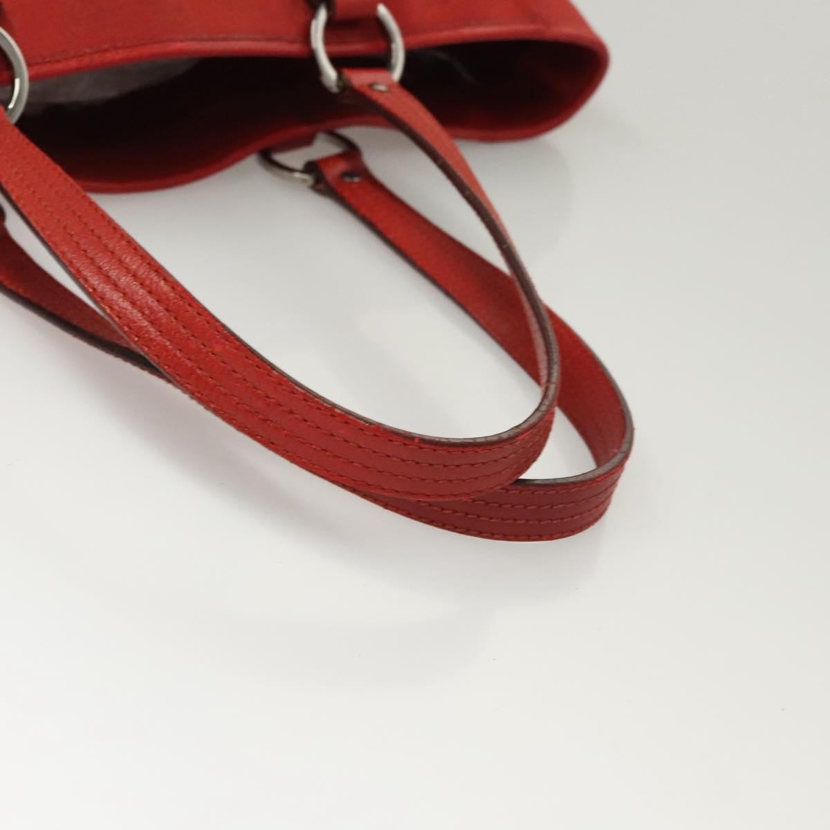 Gucci Vintage Open Tote GG Canvas, Red, Canvas, Tote Bag