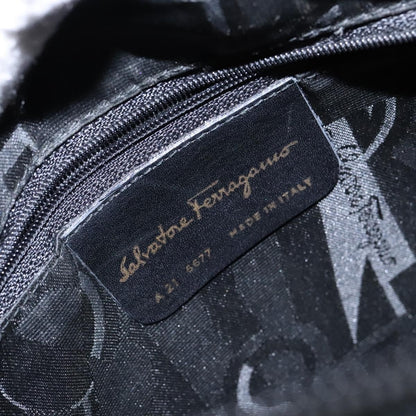 Salvatore Ferragamo Vala Shoulder Bag Leather, BLACK, LEATHER, Shoulder bag