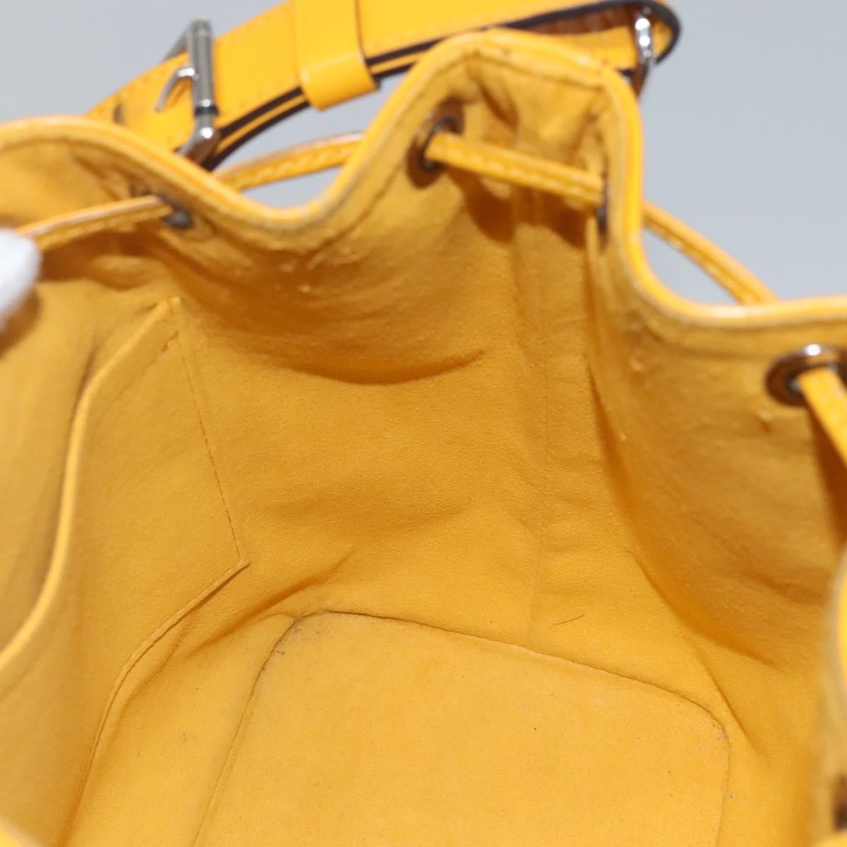Louis Vuitton Petit Noe NM Handbag Epi Leather, Yellow, Leather, Shoulder Bag