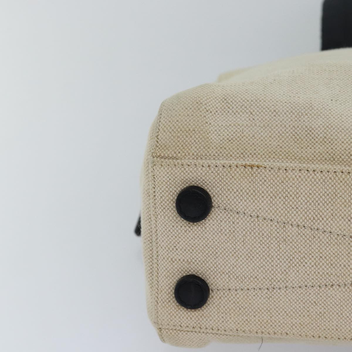Prada Vintage Handbag Canvas, BEIGE, CANVAS, Handbag
