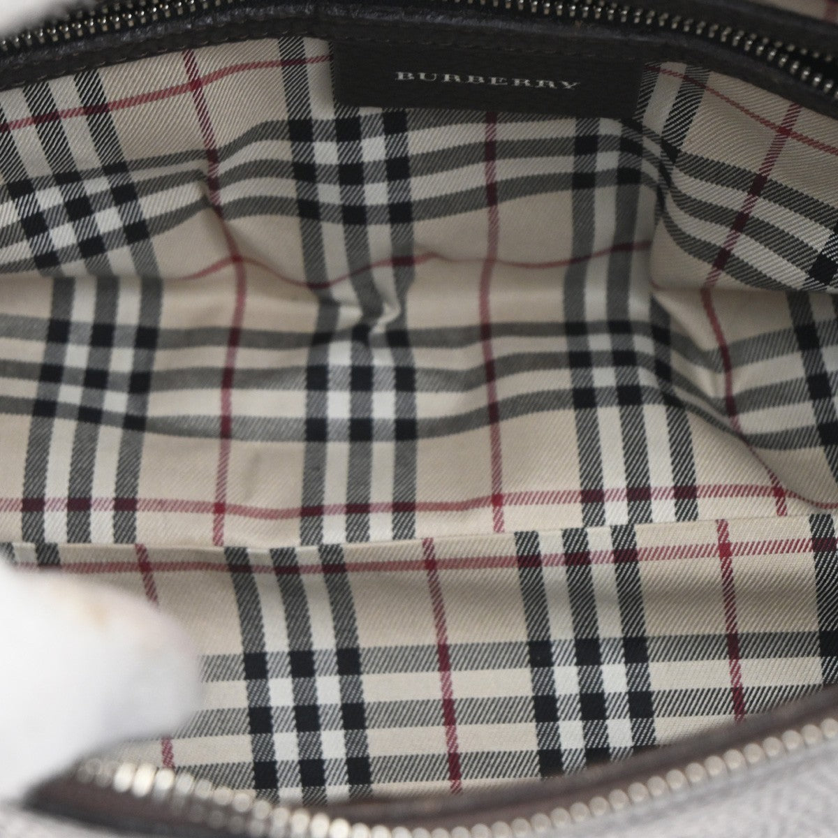 Burberry Vintage Shoulder Bag Leather, BROWN, LEATHER, Shoulder bag