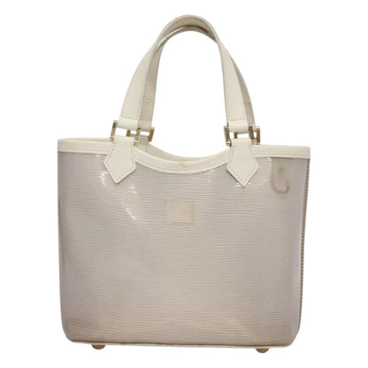 Louis Vuitton Plage Lagoon Bay Handbag Vinyl Epi Leather, WHITE, LEATHER, Handbag