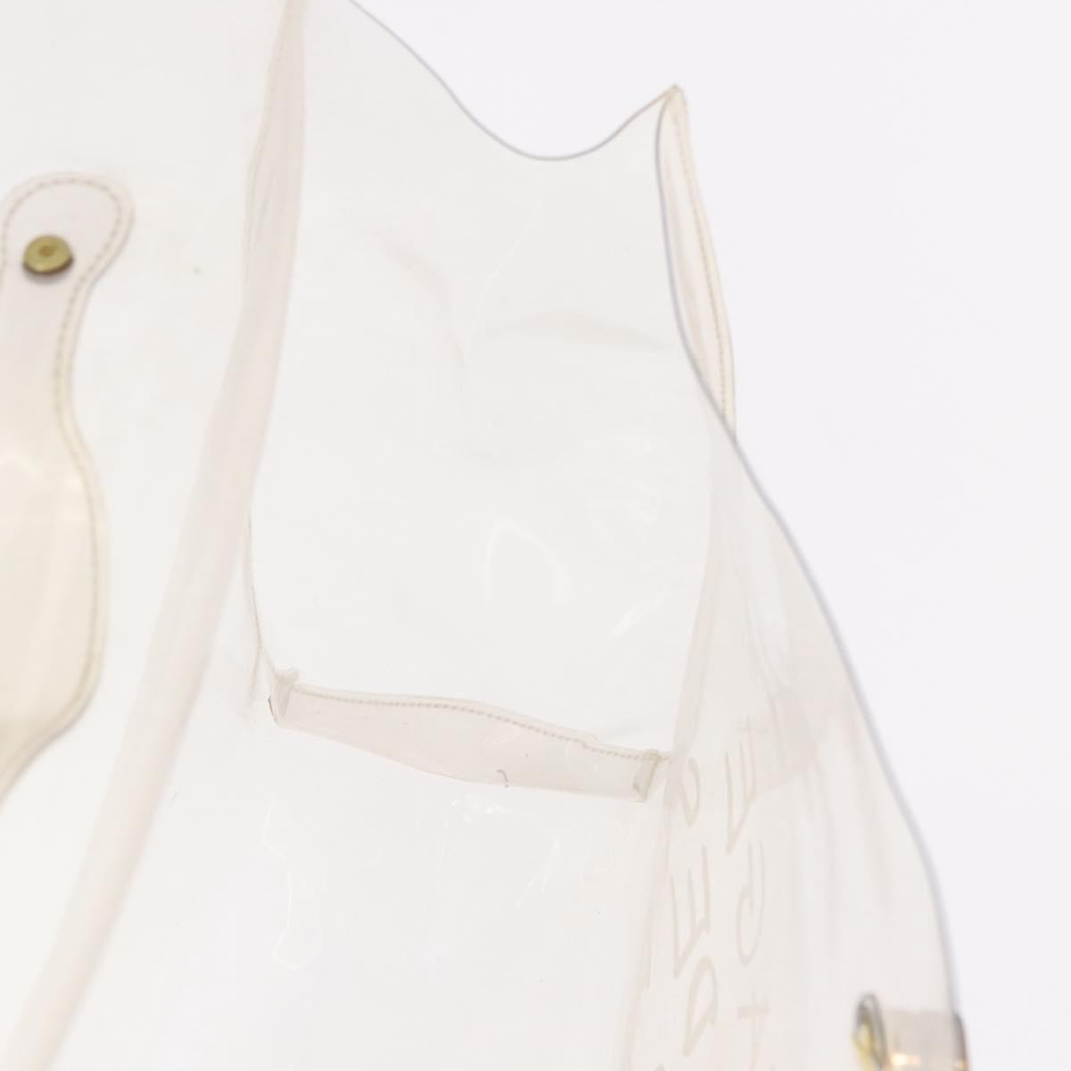 Hermes Kelly Handbag Vinyl, Clear, Plastic, Handbag