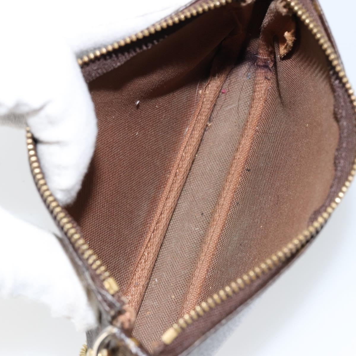 Louis Vuitton Pochette Accessoires Monogram Canvas, BROWN, CANVAS, Clutche & pouche