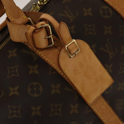 Louis Vuitton Keepall Bag Monogram Canvas, BROWN, CANVAS, Travel bag