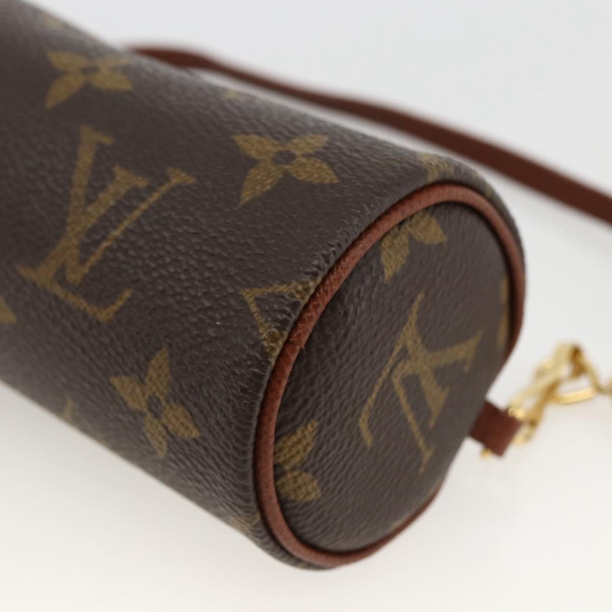 Louis Vuitton Papillon Pochette Monogram Canvas, BROWN, CANVAS, Clutche & pouche